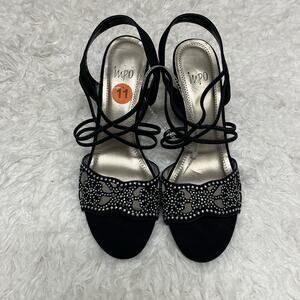 Impo Venus Wedge Sandals black size 11M, Glam, special occasion, weeding, work